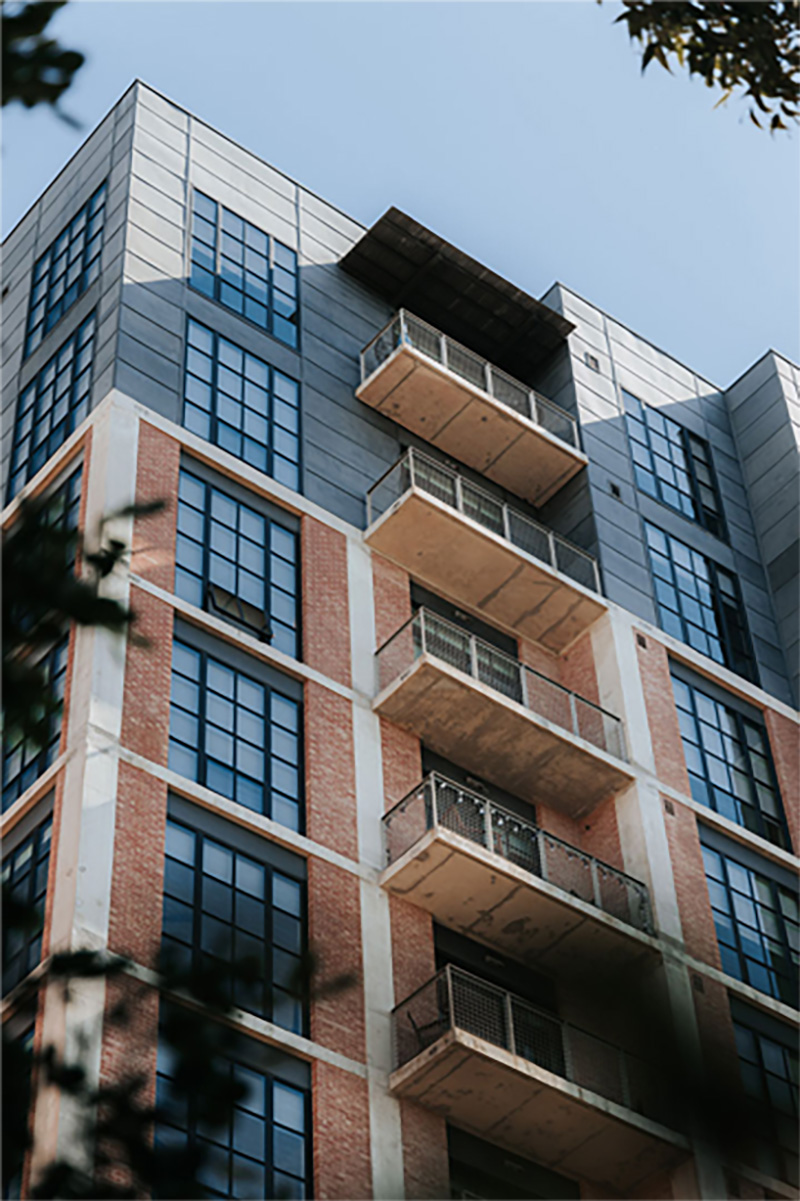 An image of modern apartments.